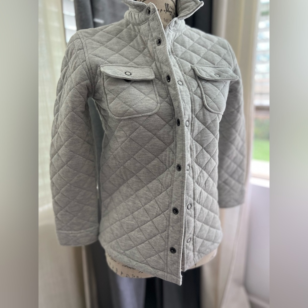 Fabkids Quilted Gray Utility Jacket